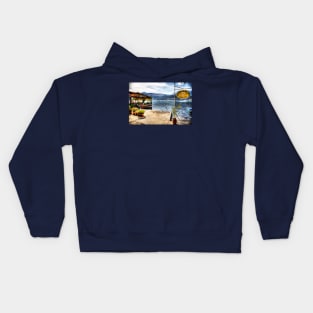 Greek Taverna, Lefkas, Greece Kids Hoodie